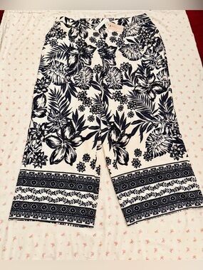Philosophy Republic Clothing Women’s Pull on Wide Leg Printed Pants Size 3XL NWT